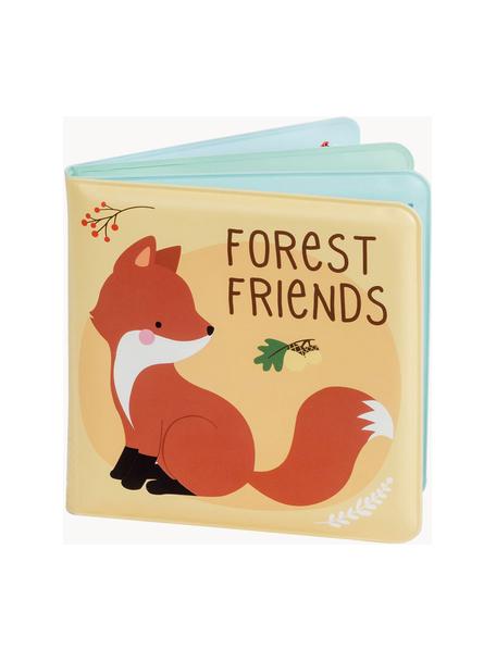 Libro Forest Friends, Materiale sintetico, schiuma, impermeabile, Beige, azzurro, multicolore, Larg. 12 x Alt. 12 cm