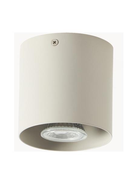 Spot/plafonnier Roda, Métal, revêtement par poudre, Beige clair, Ø 10 x haut. 10 cm
