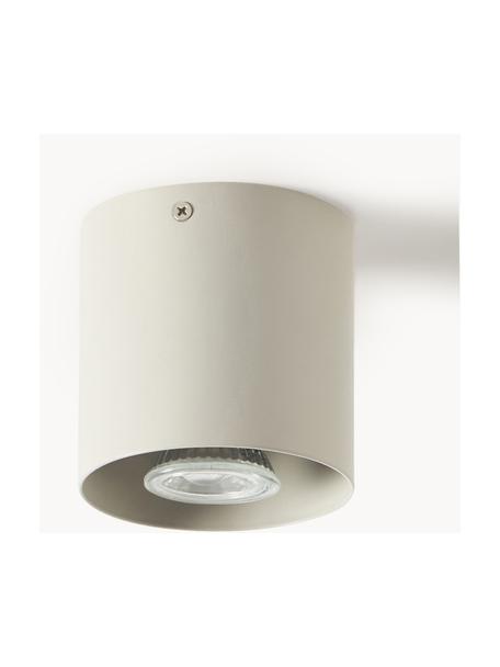 Faretto da soffitto Roda, Metallo verniciato a polvere, Beige chiaro, Ø 10 x Alt. 10 cm