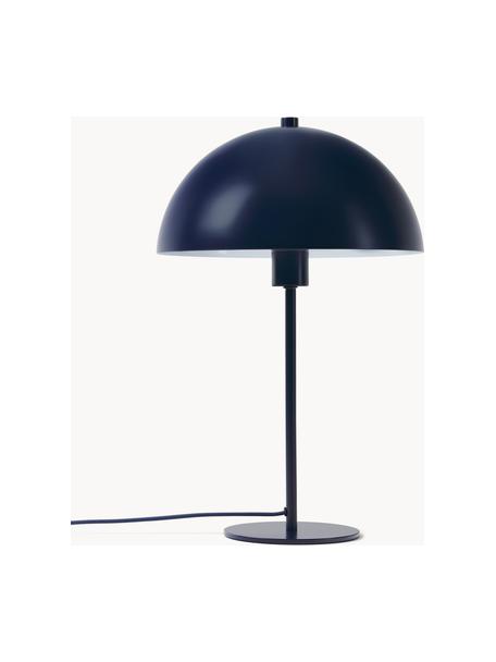 Lampada da tavolo Matilda, Paralume: metallo verniciato a polv, Blu, Ø 29 x Alt. 45 cm