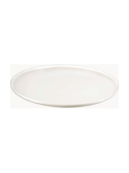 Plato llano de porcelana Oco, 6 uds., Porcelana Fine Bone China (fina de hueso)
Fine Bone China es una pasta de porcelana fosfática que se caracteriza por su brillo radiante y translúcido, Marfil, Ø 27 x Al 2 cm