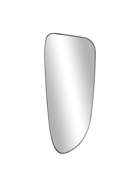 Wandspiegel Oiva in geschwungener Form, Rückseite: Mitteldichte Holzfaserpla, Spiegelfläche: Spiegelglas, Schwarz, B 40 x H 95 cm