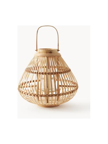 Portavelas Roshni, Madera clara, Ø 40 x Al 37 cm