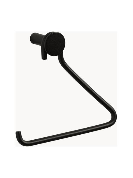 Metall-Toilettenpapierhalter Kimi, Metall, lackiert, Schwarz, B 16 x H 15 cm
