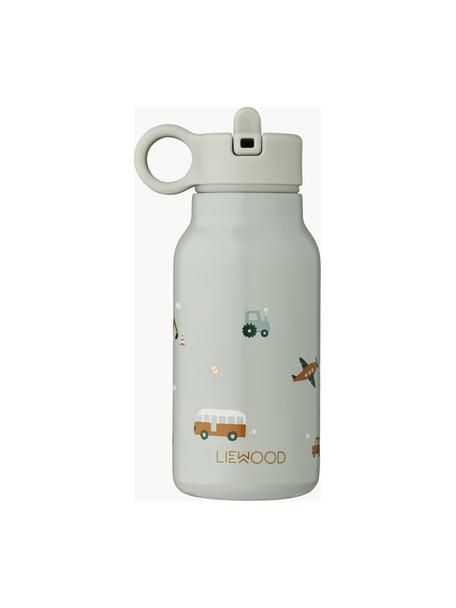 Láhev na vodu Falk, Nerezová ocel 18/8, umělá hmota, Světle šedá, více barev, Ø 6 cm, V 16 cm, 250 ml