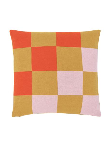 Housse de coussin 45x45 en coton bio Kiki, 100 % coton, certifié GOTS, Multicolore, larg. 45 x long. 45 cm