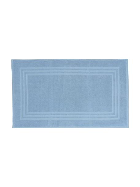 Jednofarebný koberec do kúpeľne Gentle, 100 %  bavlna, Ľadová modrá, Š 50 x D 80 cm