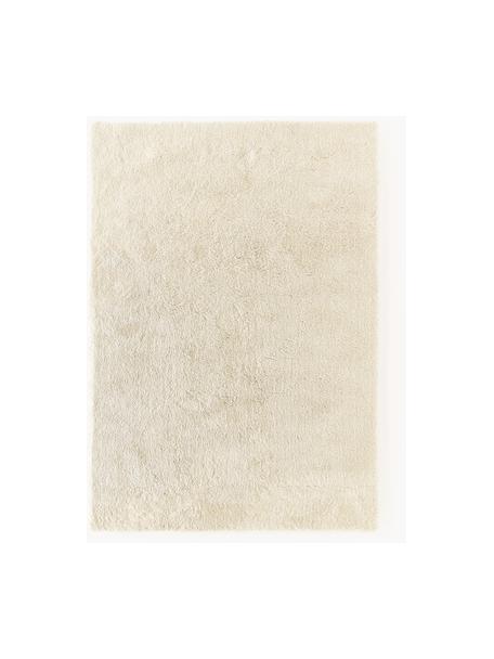 Flauschiger Hochflor-Teppich Leighton, Flor: Mikrofaser (100% Polyeste, Cremeweiß, B 80 x L 150 cm (Größe XS)