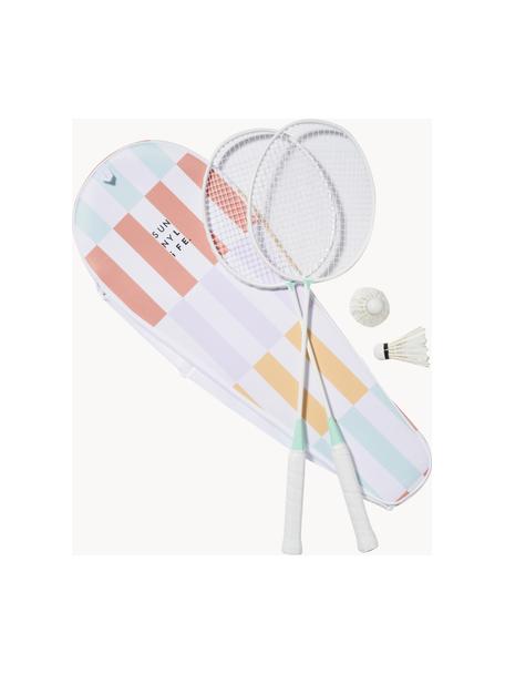 Juego de badminton Rio Sun, 5 pzas., Plástico, Blanco, multicolor, An 20 x Al 67 cm