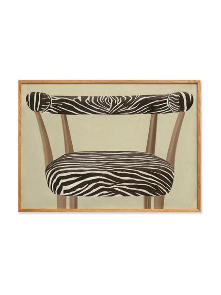 Póster The Chair, Papel con acabado mate de 230 g, impresión digital a 12 colores.

Este producto está hecho de madera de origen sostenible y con certificación FSC®., Tonos beige, negro, blanco, An 40 x Al 30 cm
