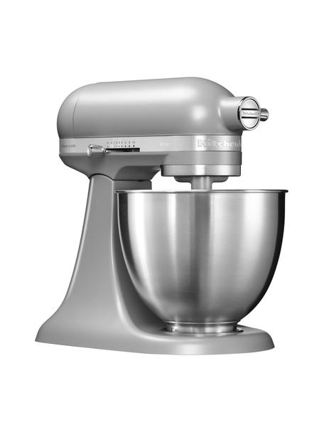 Küchenmaschine Mini, Gehäuse: Zinkdruckguss, Schüssel: Edelstahl, Grau, matt, B 31 x H 31 cm
