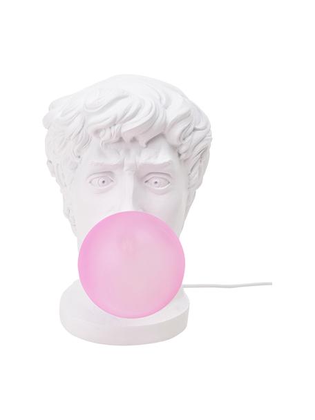 Designová stolní lampa Wonder Times, Bílá, růžová, Š 13 cm, V 41 cm
