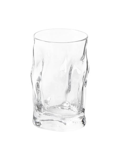 Likérové sklenice v organickém tvaru Form, 6 ks, Sklo, Transparentní, Ø 5 cm, V 8 cm, 70 ml