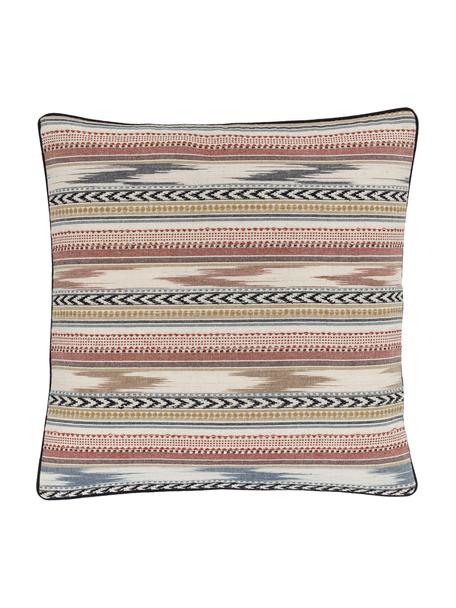 Poszewka na poduszkę z bawełny Maja, 100% bawełna, Beżowy, wielobarwny, we wzór, S 45 x D 45 cm