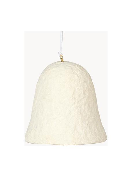 Décoration de sapin de Noël Pulp, 2 pièces, Coton, Blanc, Ø 6 x haut. 6 cm