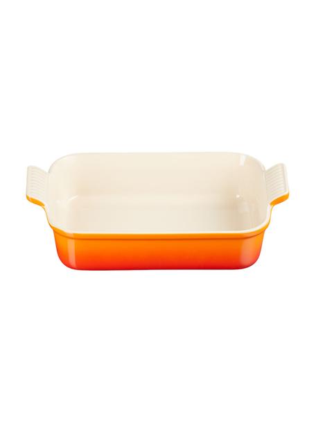 Obdélníkový pekáč Tradition, Kamenina, Oranžová, červená, Š 25 cm, V 8 cm