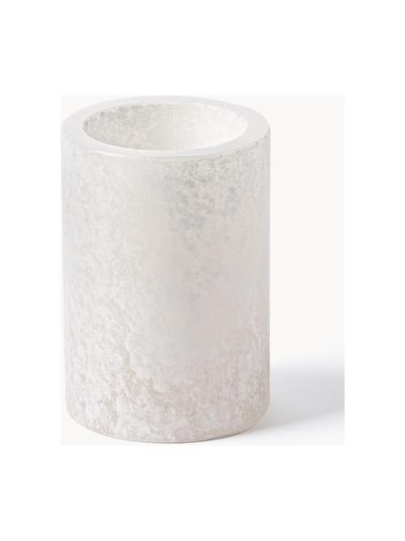 Świecznik na tealighty Valo, Alabaster, Biały, Ø 7 x W 10 cm