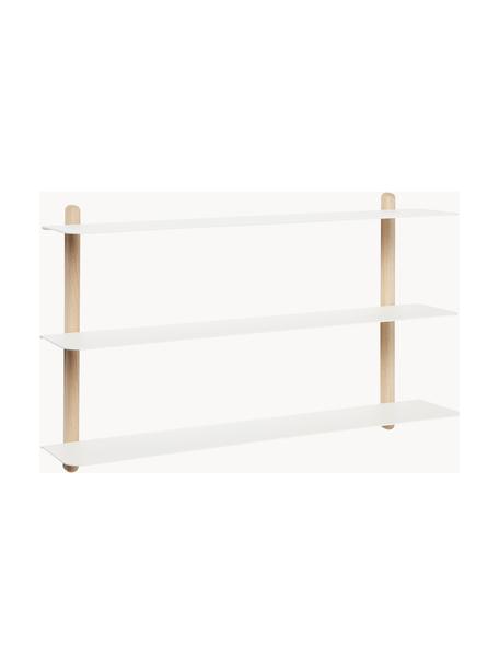 Mensola Polite da Parete, Ripiano, Porta Libri, da Salotto, Ufficio, Bianco  in Legno, 155 x 22 x 55 cm