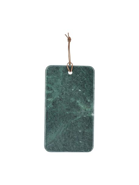 Marmor-Schneidebrett Liv in Grün, L 36 x B 20 cm, Mármol, Mármol verde, L 36 x An 20 cm