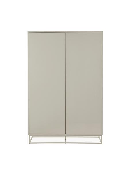 Petite armoire en bois Lyckeby, Bois, beige clair laqué, larg. 120 x haut. 180 cm
