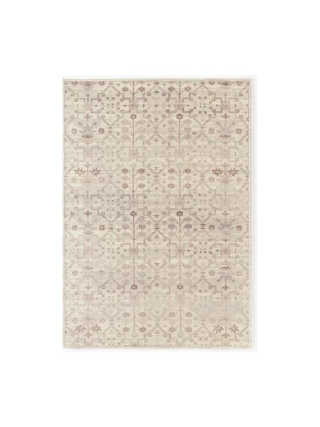 Alfombra artesanal de pelo corto Rosalie, 100% lana, Tonos beige, An 120 x L 180 cm (Tamaño S)