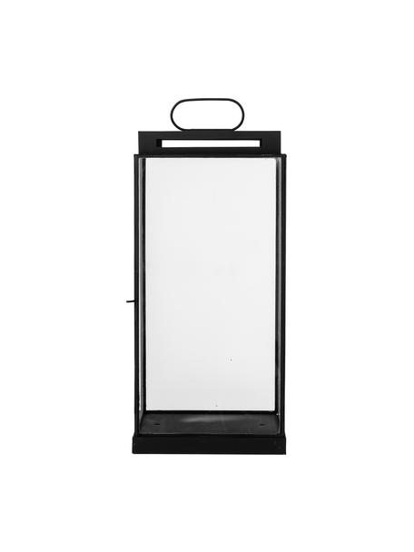 Farolillo de metal Kriss, Estructura: metal recubierto, Negro, An 22 x Al 47 cm