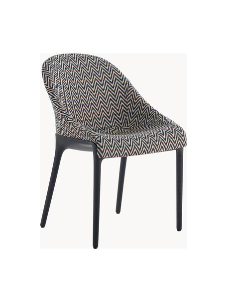 Židle z umělé hmoty Elegance Missoni, Více barev, černá, Š 53 cm, V 55 cm