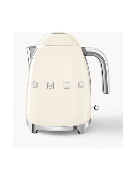 Wasserkocher 50's Style, 1.7 L, Edelstahl, lackiert, Cremeweiß, glänzend, 1.7 L