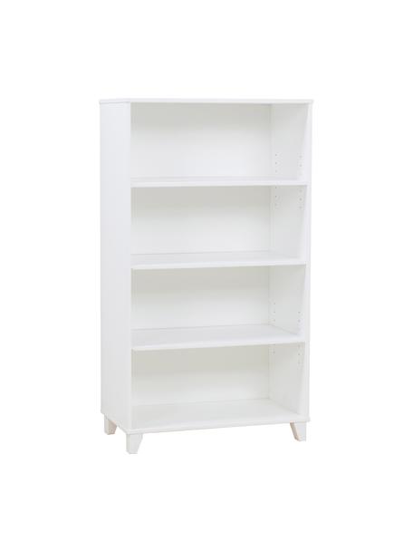 Étagère pour enfant en bois de pin Marie, Bois de pin massif, certifié FSC (Forest Stewardship Council), contreplaqué, Blanc, larg. 72 x haut. 129 cm