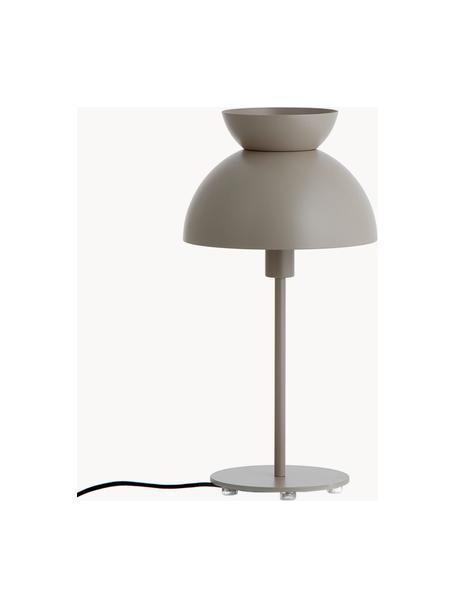 Dizajnová stolová lampa Butterfly, Hnedosivá, matná, Ø 21 x V 40 cm