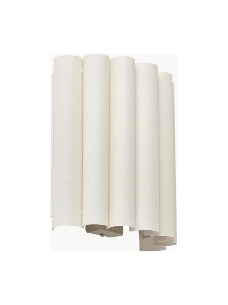 Wandlamp Lucina van linnen, Lampenkap: linnen, Lichtbeige, B 26 x D 13 cm