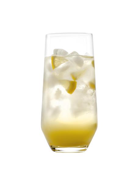Krištáľové poháre na vodu Revolution, 6 ks, Krištáľové sklo, Priehľadná, Ø 7 x V 14 cm, 360 ml