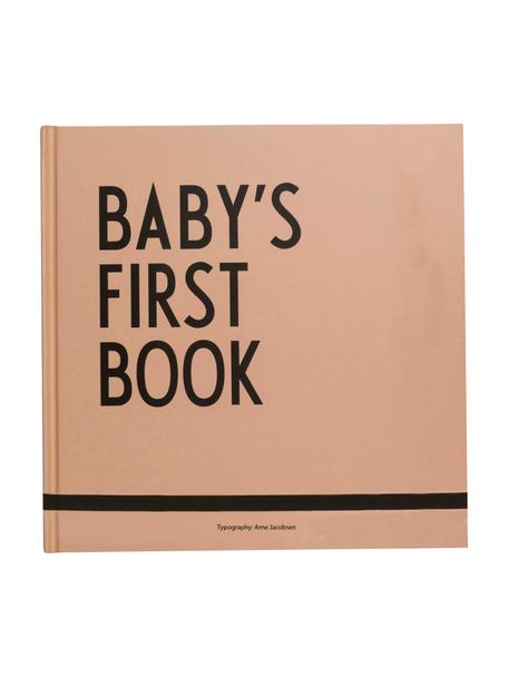 Erinnerungsbuch Baby´s First Book, Papier, Beige, Schwarz, B 25 x H 25 cm