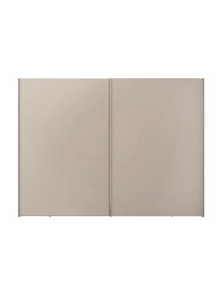 Schwebetürenschrank Oliver mit 2 Türen, inkl. Montageservice, Korpus: Holzwerkstoffplatten, lac, Beige, 302 x 225 cm