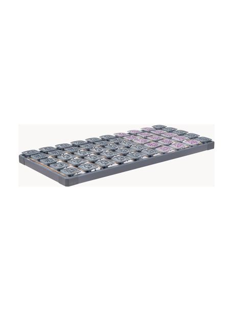 Rete a doghe Premium Flex 500, Legno di faggio, plastica, Grigio scuro, viola, Larg. 100 x Lung. 200 cm
