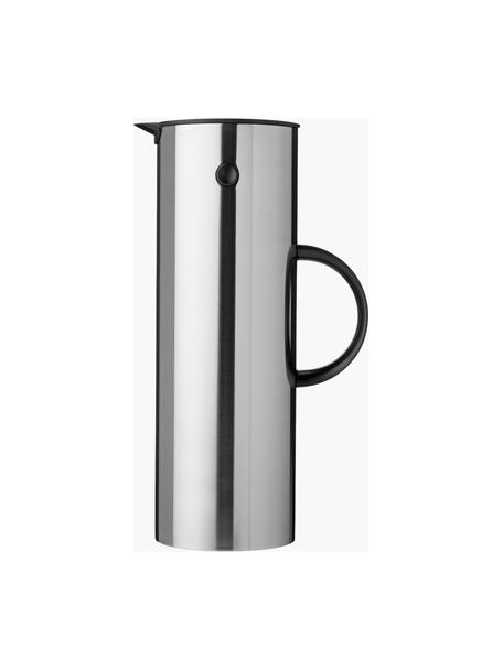Pichet isotherme EM77, 1 L, Plastique ABS avec partie intérieure en verre, Argenté, haute brillance, 1 L