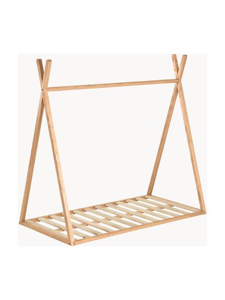 Łóżko dziecięce z drewna Maralis, Drewno bukowe, sklejka, Jasne drewno naturalne, S 70 x D 140 cm