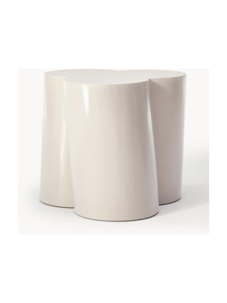 Table d'appoint Flower, MDF, laqué, Beige clair, larg. 43 x haut. 46 cm