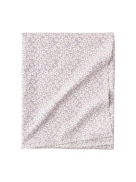Tovaglia in cotone con motivo floreale Liberte, 100% cotone, Lavanda, Larg. 140 x Lung. 220 cm