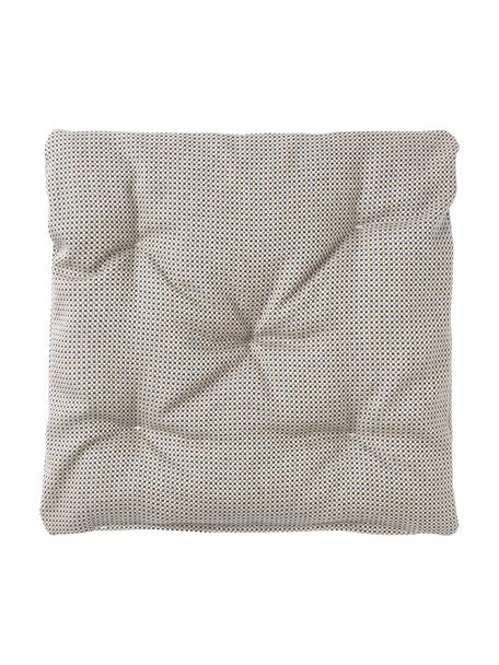 Outdoor stoelkussen Ortun, Bekleding: 100% polyacryl, spingever, Meerkleurig, B 40 x L 40 cm