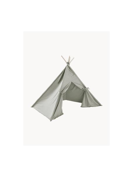 Tenda teepee per bambini Savannah, Rivestimento: 100% poliestere, Struttura: legno, Verde oliva, Larg. 130 x Alt. 120 cm
