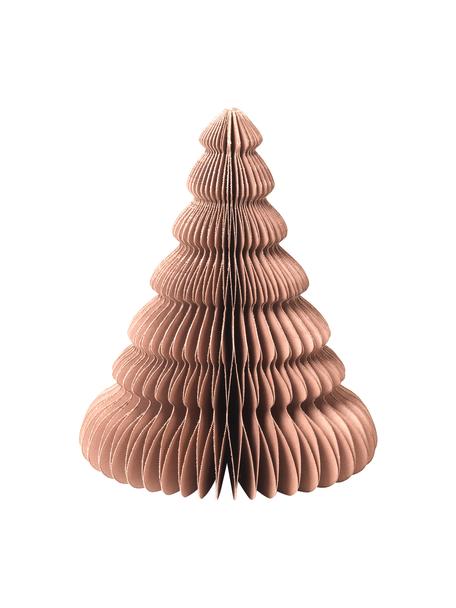 Objet décoratif Noël Paper Pine, Carton, Brun clair, Ø 13 x haut. 15 cm