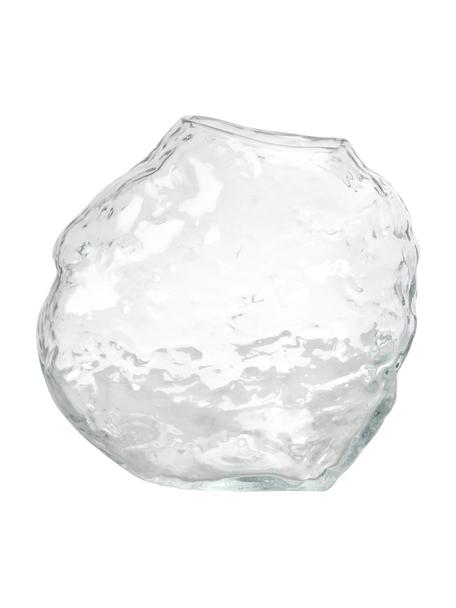 Vase en verre transparent Watery, Verre, Transparent, larg. 21 x haut. 21 cm