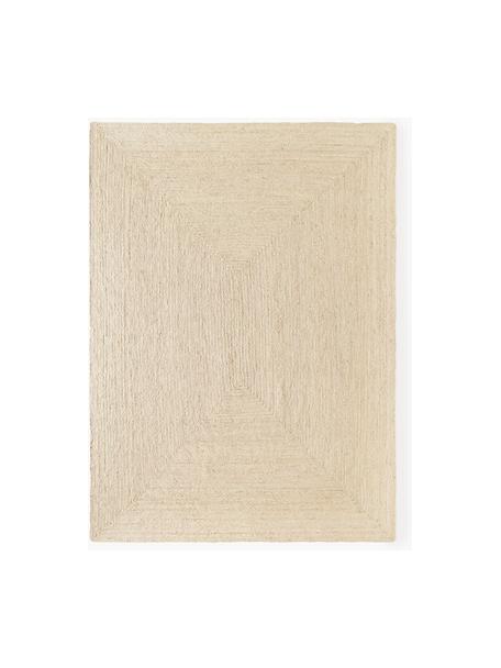 Handgefertigter Jute-Teppich Sharmila, 100 % Jute, Off White, B 300 x L 400 cm (Größe XL)