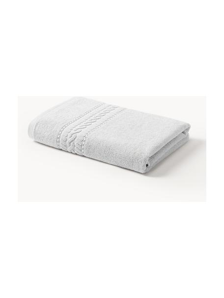 Serviette de toilette Cordelia, tailles variées, Gris clair, Drap de bain, larg. 70 x long. 140 cm