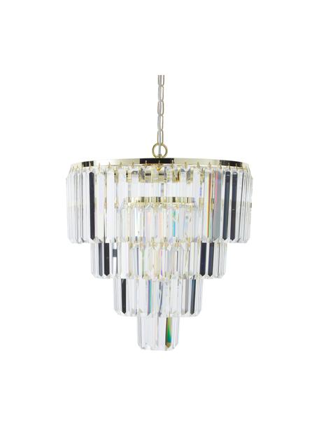 Lustre Gracja, Couleur dorée, transparent, Ø 39 x haut. 42 cm