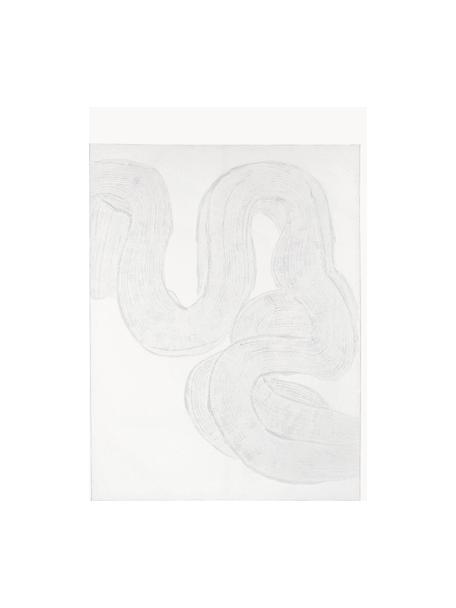 Tableau sur toile Texture, Blanc, larg. 90 x haut. 120 cm