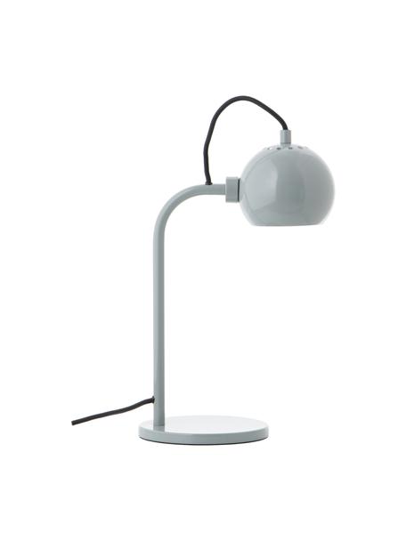 Lampada da tavolo di design Ball, Paralume: metallo rivestito, Base della lampada: metallo rivestito, Grigio blu, Larg. 24 x Alt. 37 cm