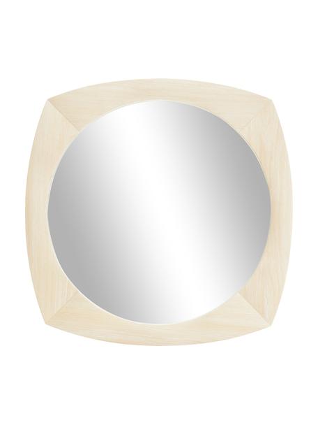 Lustro ścienne Emory, Jasne drewno naturalne, S 70 x W 70 cm