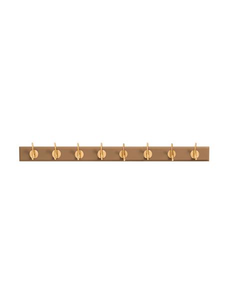Appendiabiti XL con 8 ganci Aoife, Asta: pannelli di fibra a media, Marrone, Larg. 90 x Alt.7 cm